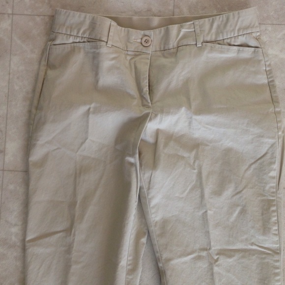 KIM Rogers Khaki Dress Pants 12P - Picture 2 of 4